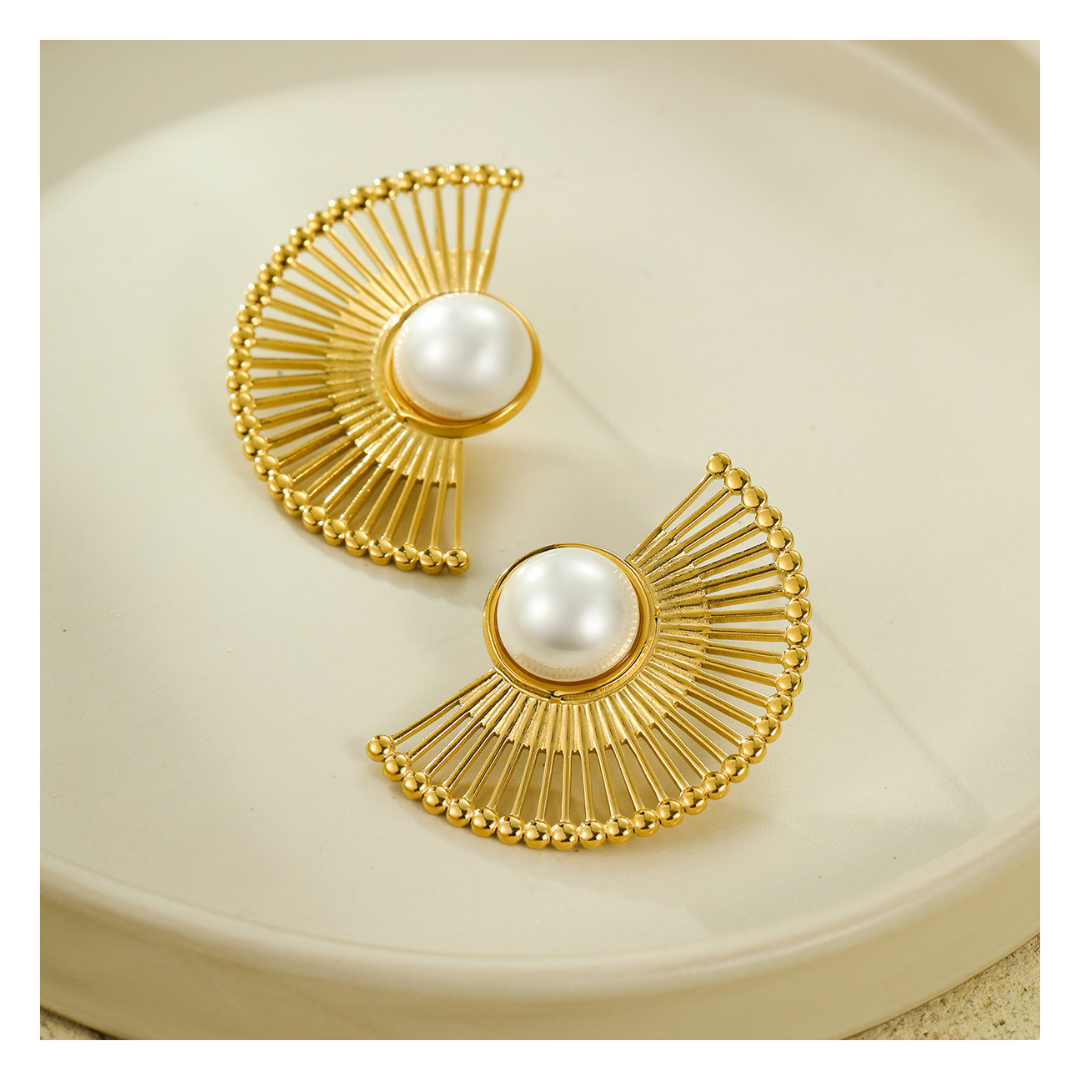 316L Radiance Pearl Pierce 詳細画像1｜Misy Jewelry