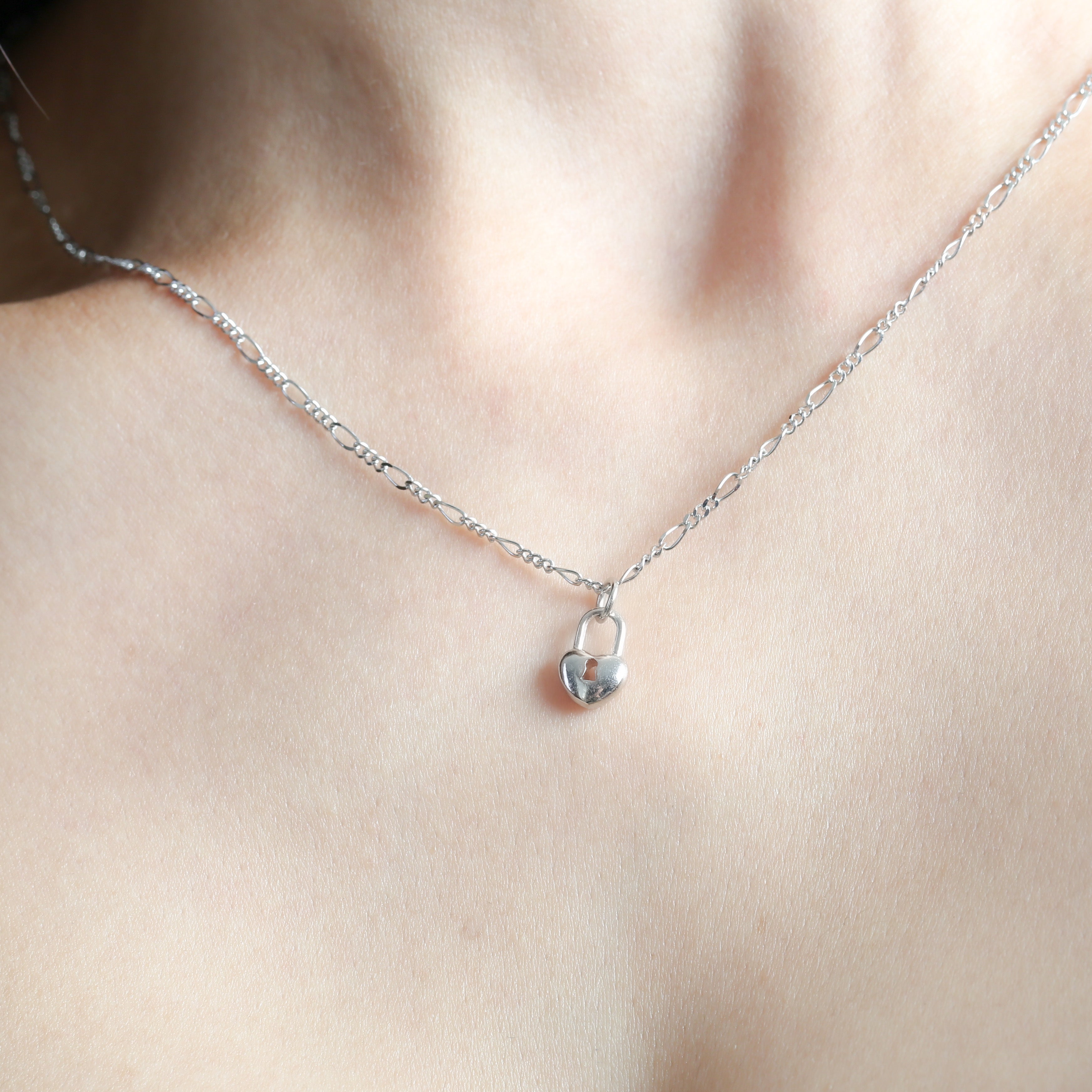s925 Heat Padlock necklace — ディテール | ネックレス | サージカルステンレス316L | Misy Jewelry