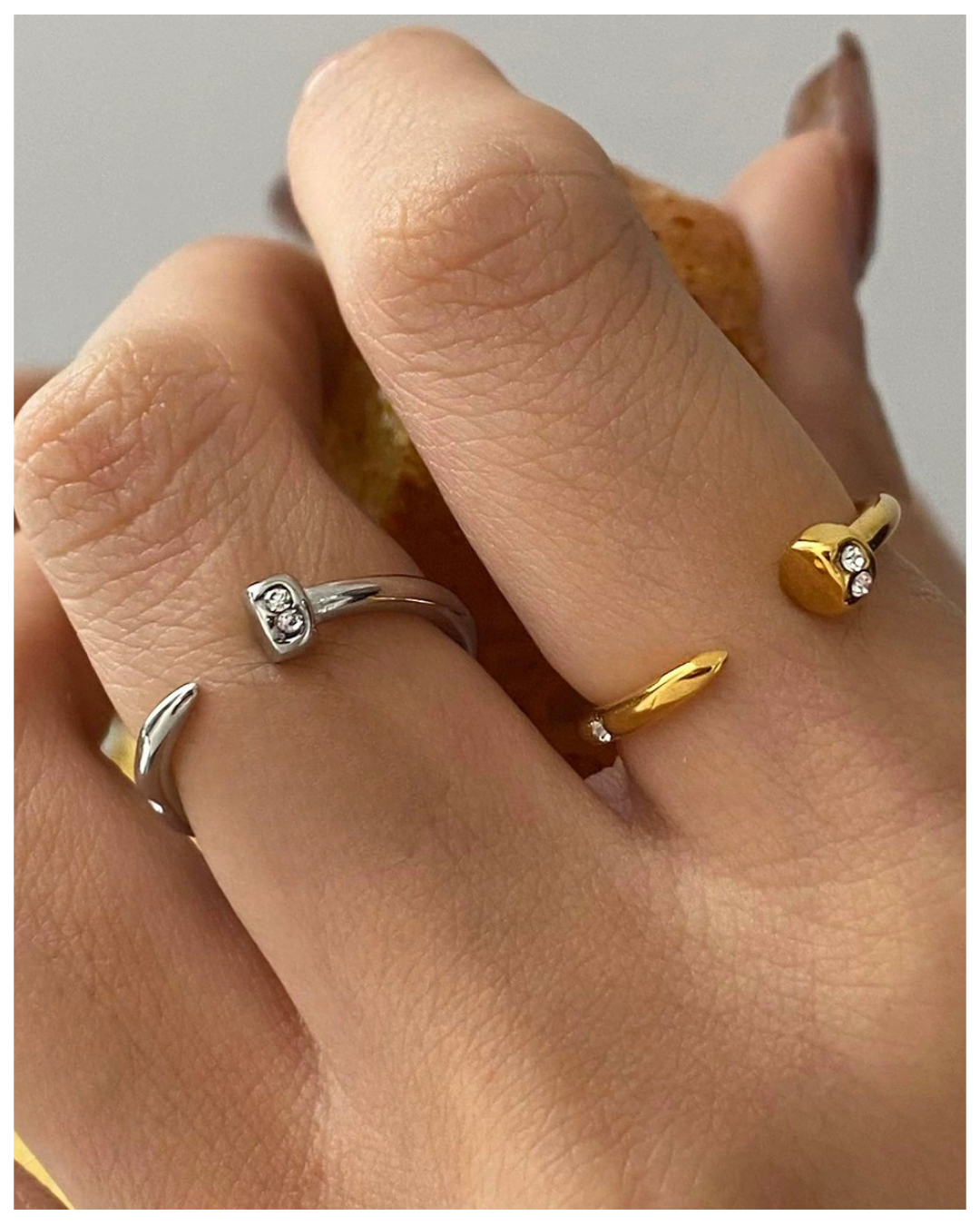 316L Minimal Edge Ring 詳細画像1｜Misy Jewelry