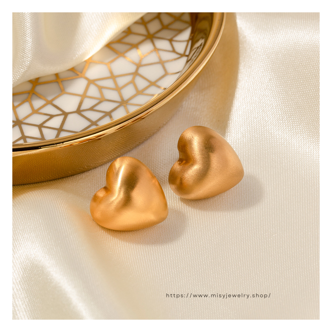 316L Matte Heart Pierce — ディテール | リング | サージカルステンレス316L | Misy Jewelry
