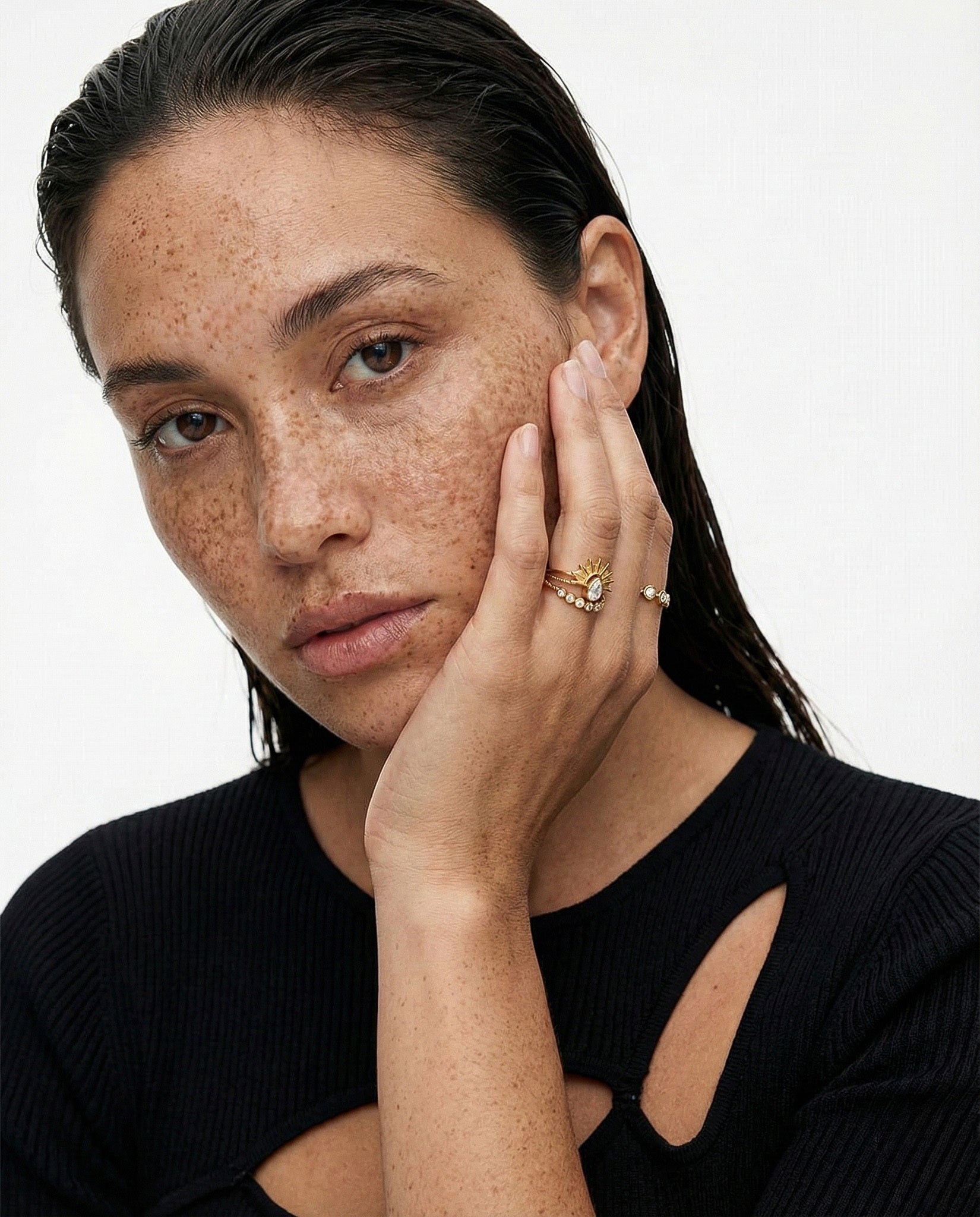 316L Sunbeam Ring Set（3点セット） 詳細画像2｜Misy Jewelry