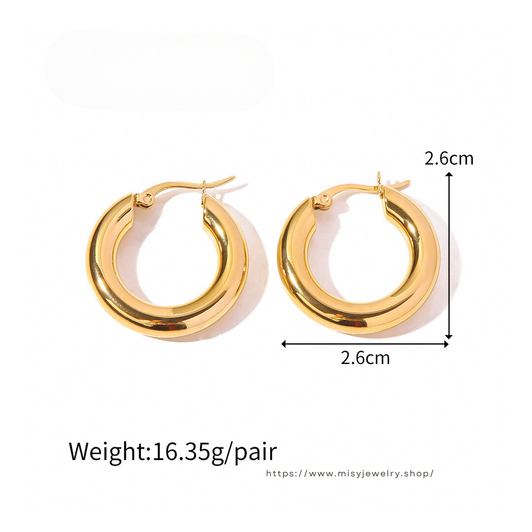 316L Round Pierce C big — ディテール | リング | サージカルステンレス316L | Misy Jewelry