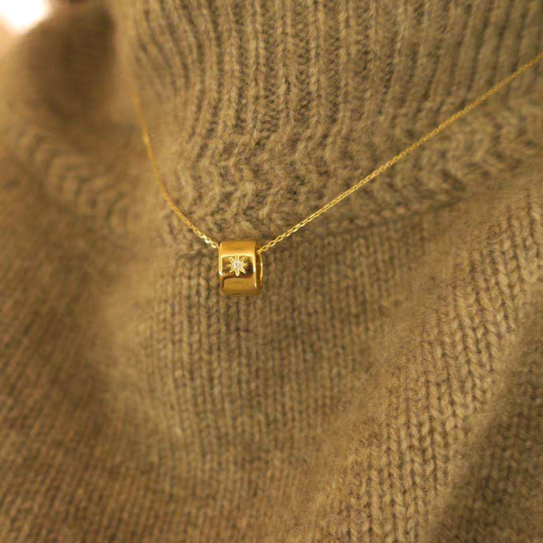 s925  Zirconia Barrel Necklace 詳細画像1｜Misy Jewelry