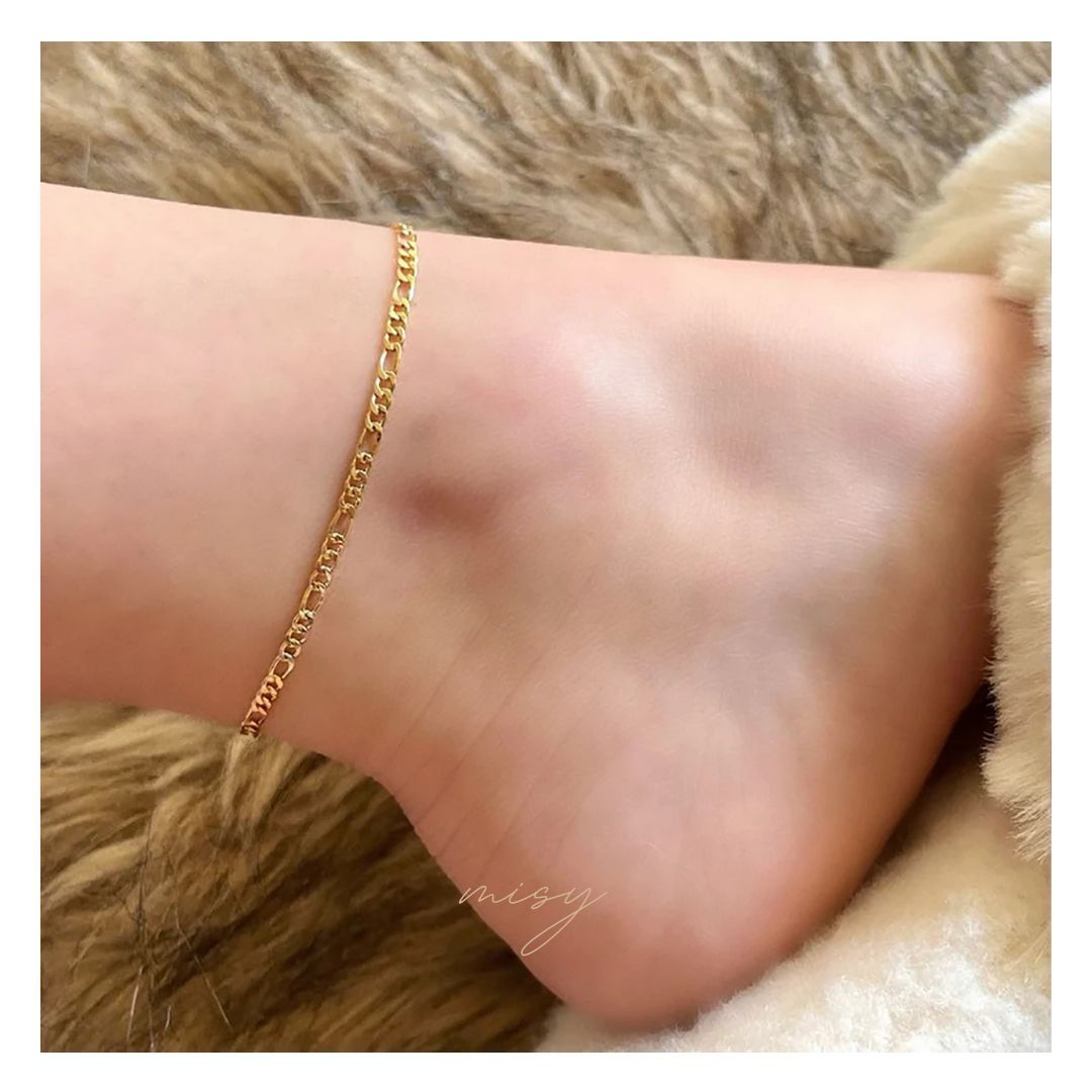 316L Figaro Anklet — ディテール | ブレスレット | サージカルステンレス316L | Misy Jewelry