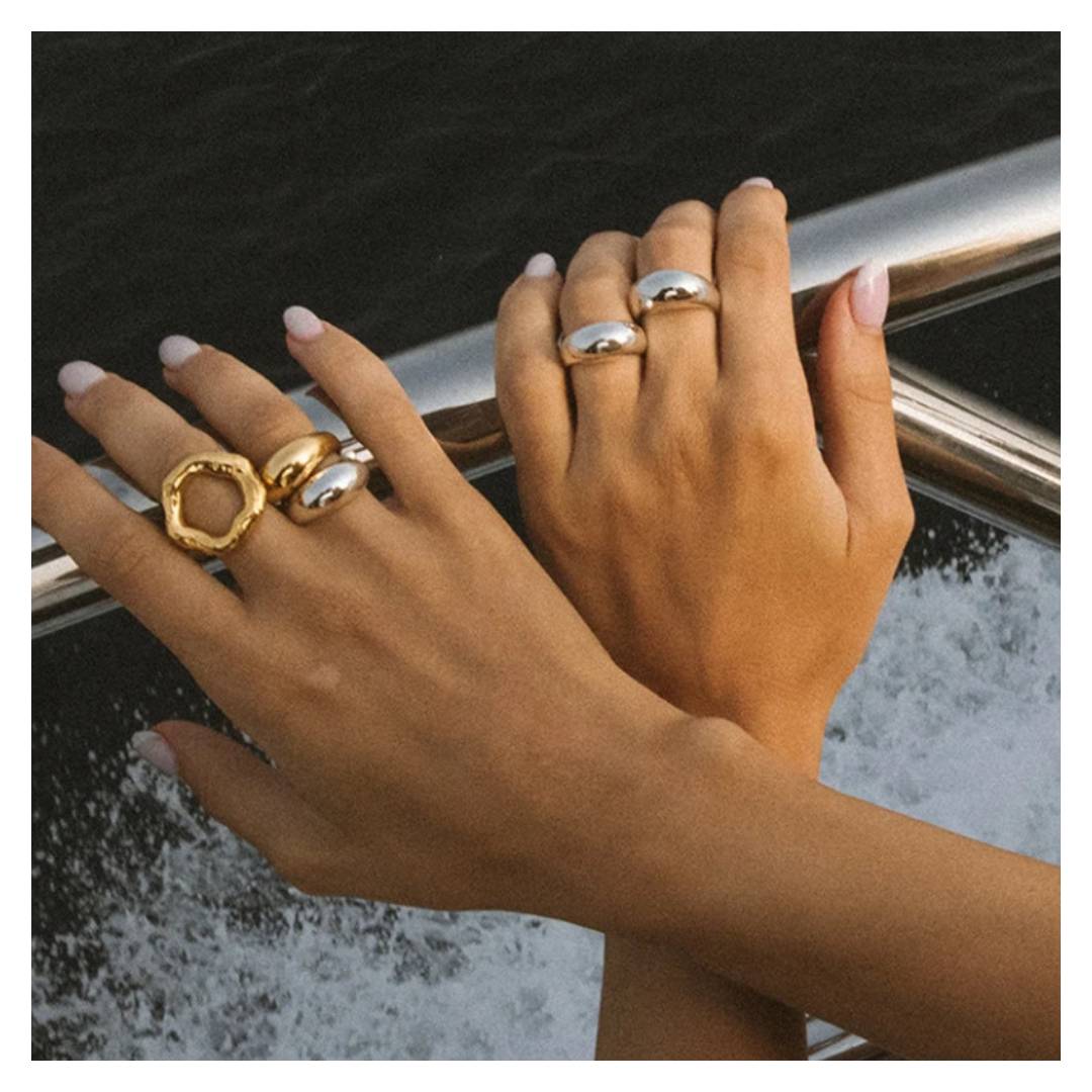 316L Bumpy Cavity Ring — ディテール | リング | サージカルステンレス316L | Misy Jewelry