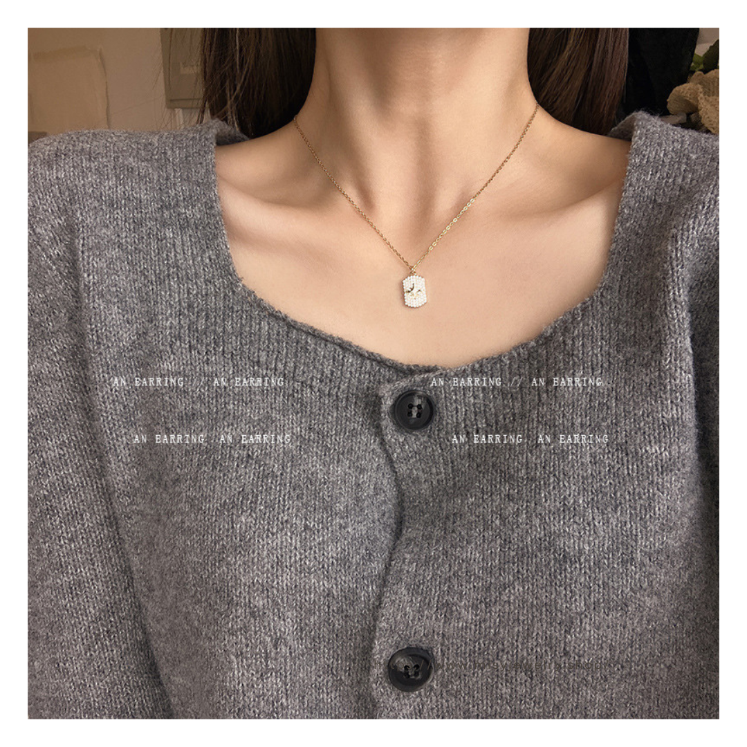 Zirconia Pendant Necklace 詳細画像3｜Misy Jewelry