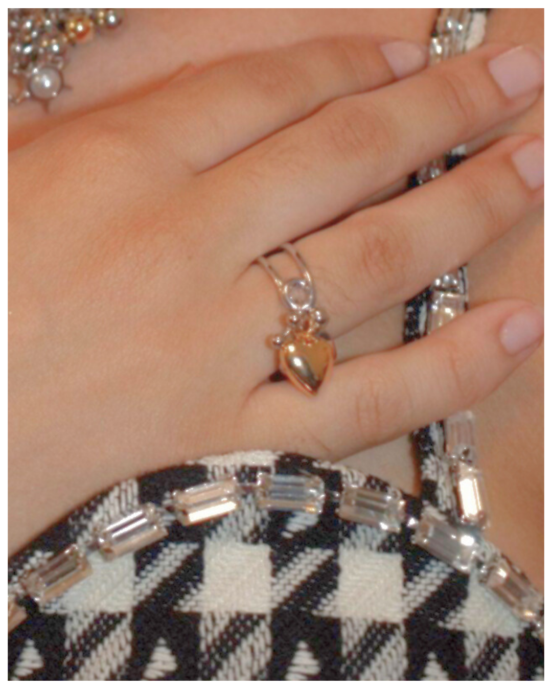 316L Bi-Color Spring Heart Ring 詳細画像5｜Misy Jewelry