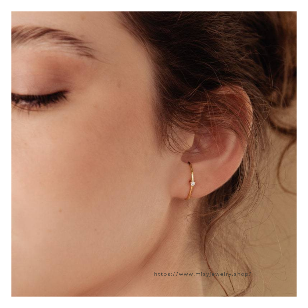 316L Lined Zirconia Pierce - ピアス・イヤリング｜Misy Jewelry