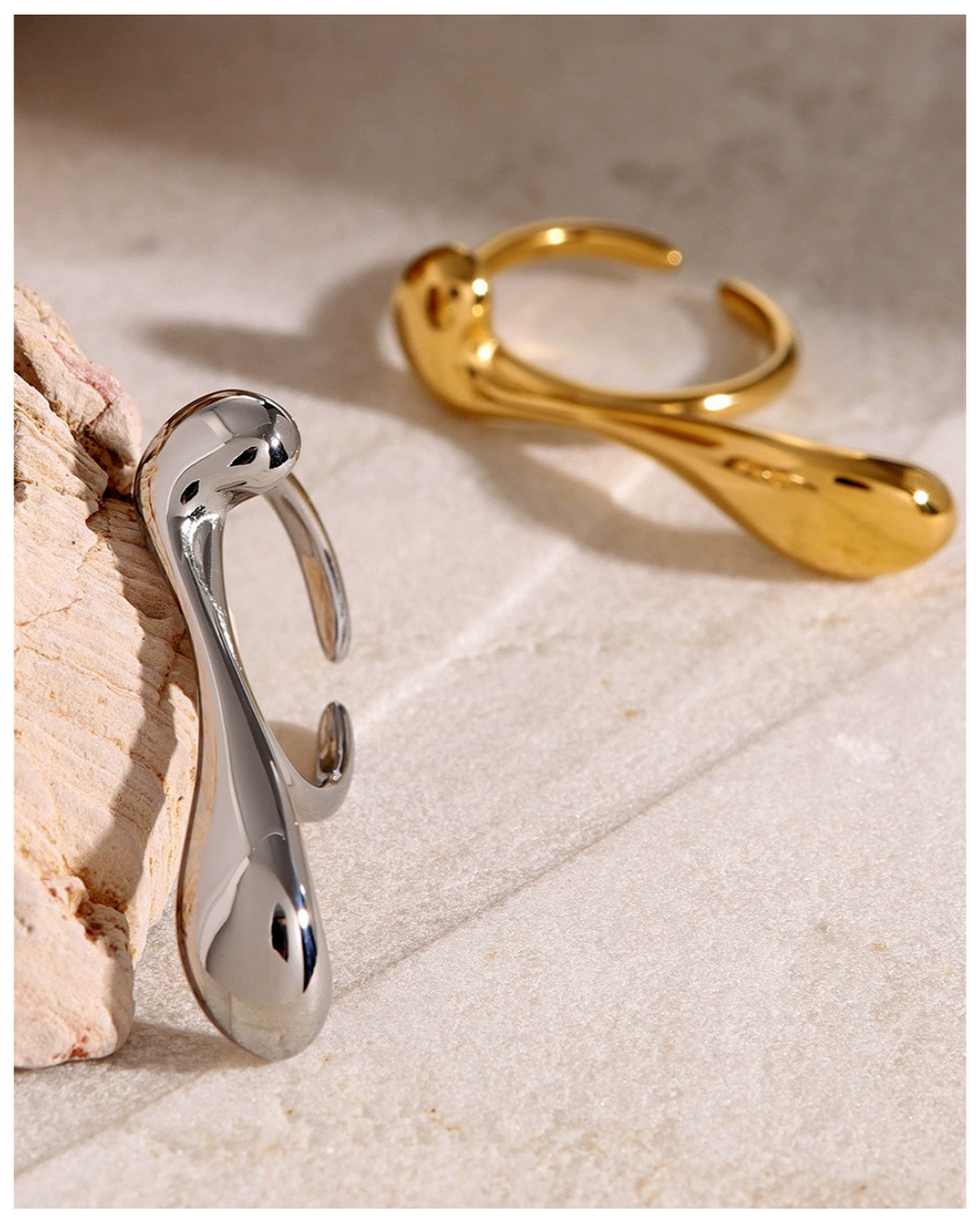 316L Liquid Flow Ring — ディテール | リング | サージカルステンレス316L | Misy Jewelry