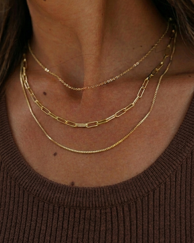 316L Layered Chain Necklace