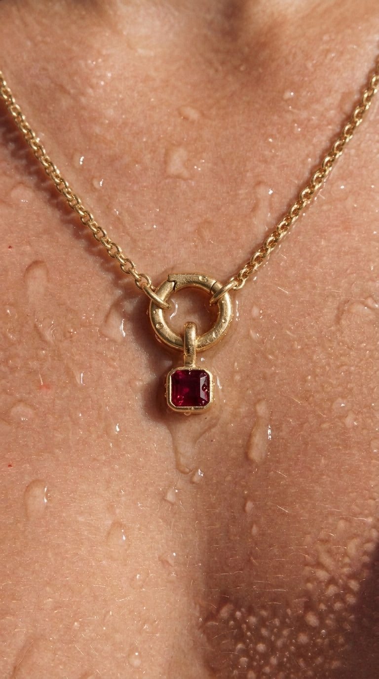Birthstone Pendant Necklace