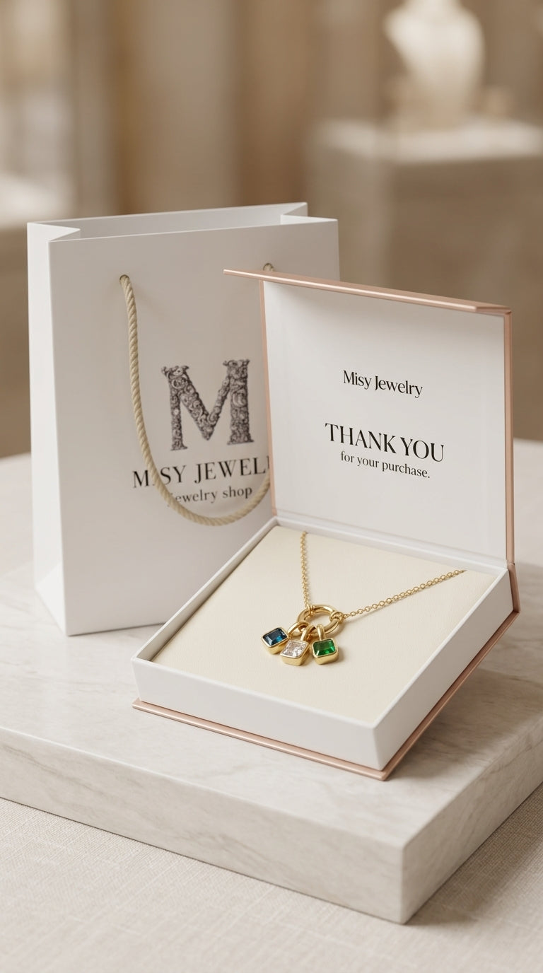 Birthstone Pendant Necklace