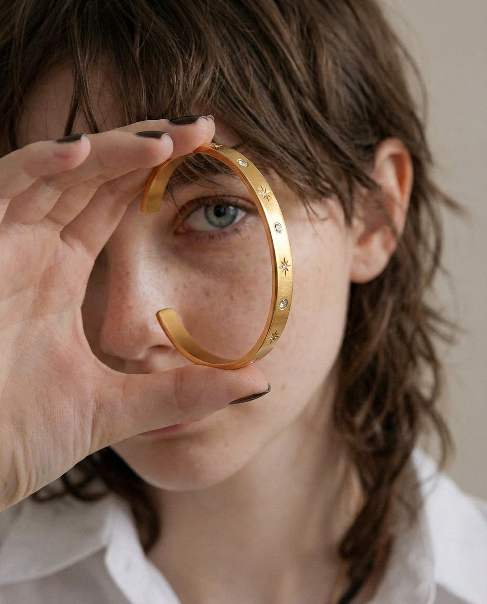 316L Starry Glow Bangle - ブレスレット｜Misy Jewelry