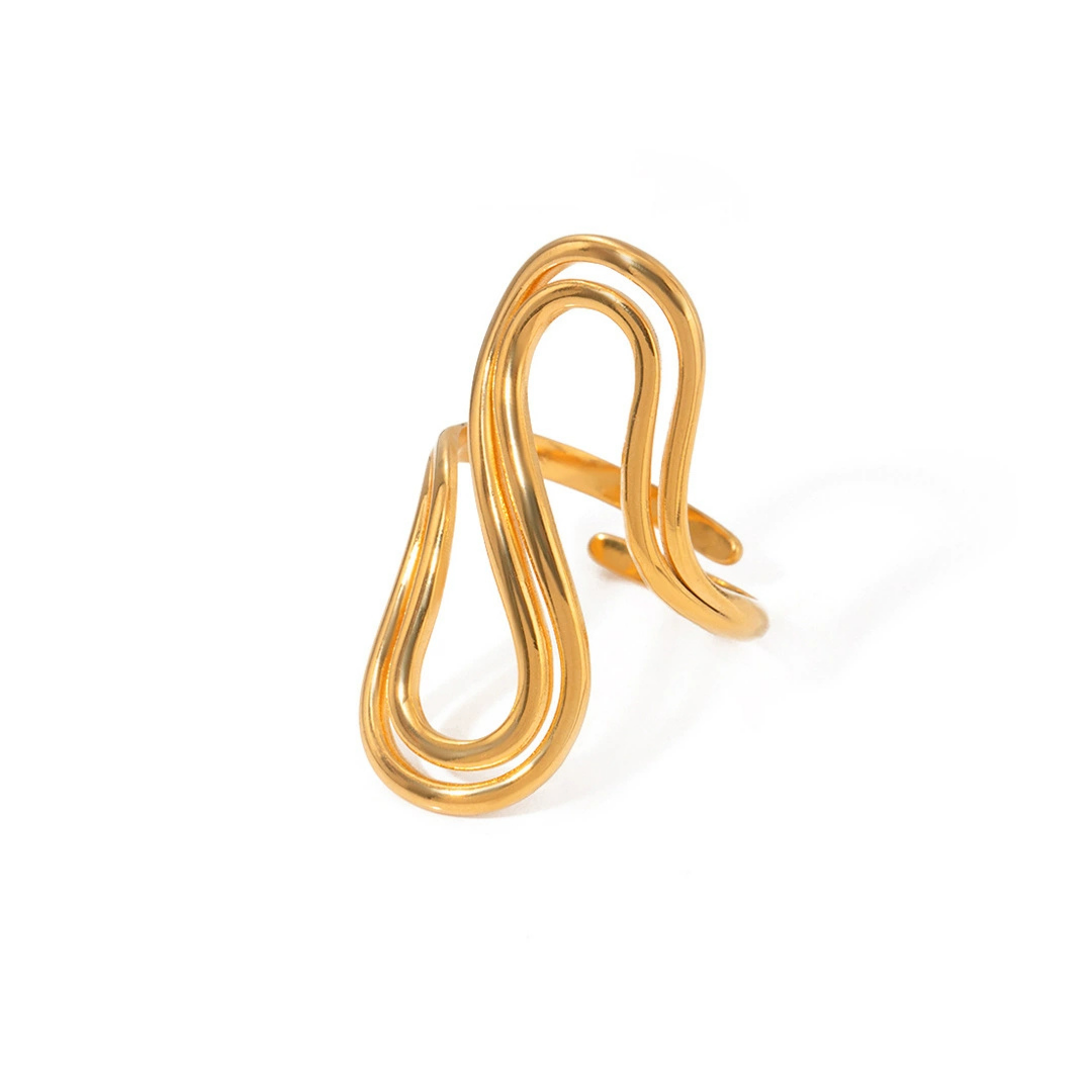 316L S-Flow Ring 詳細画像1｜Misy Jewelry