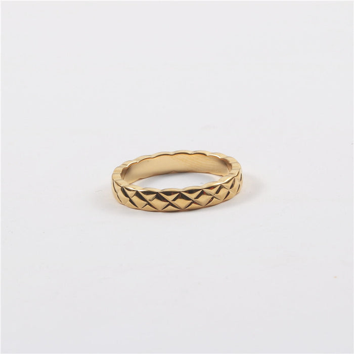 316L X cut Ring