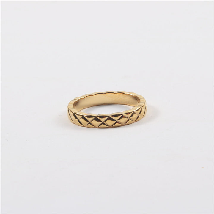 316L X cut Ring