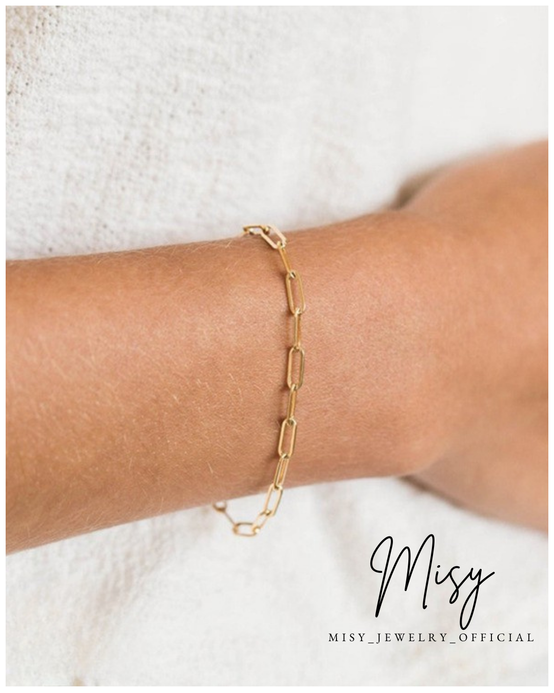 316L Link Chain Bracelet 詳細画像1｜Misy Jewelry