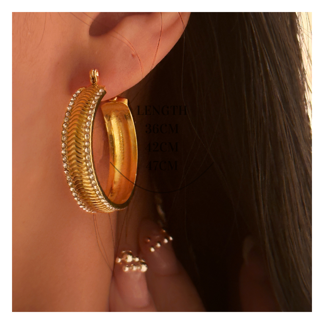 316L Big Retro Hoop Pierce — ディテール | リング | サージカルステンレス316L | Misy Jewelry