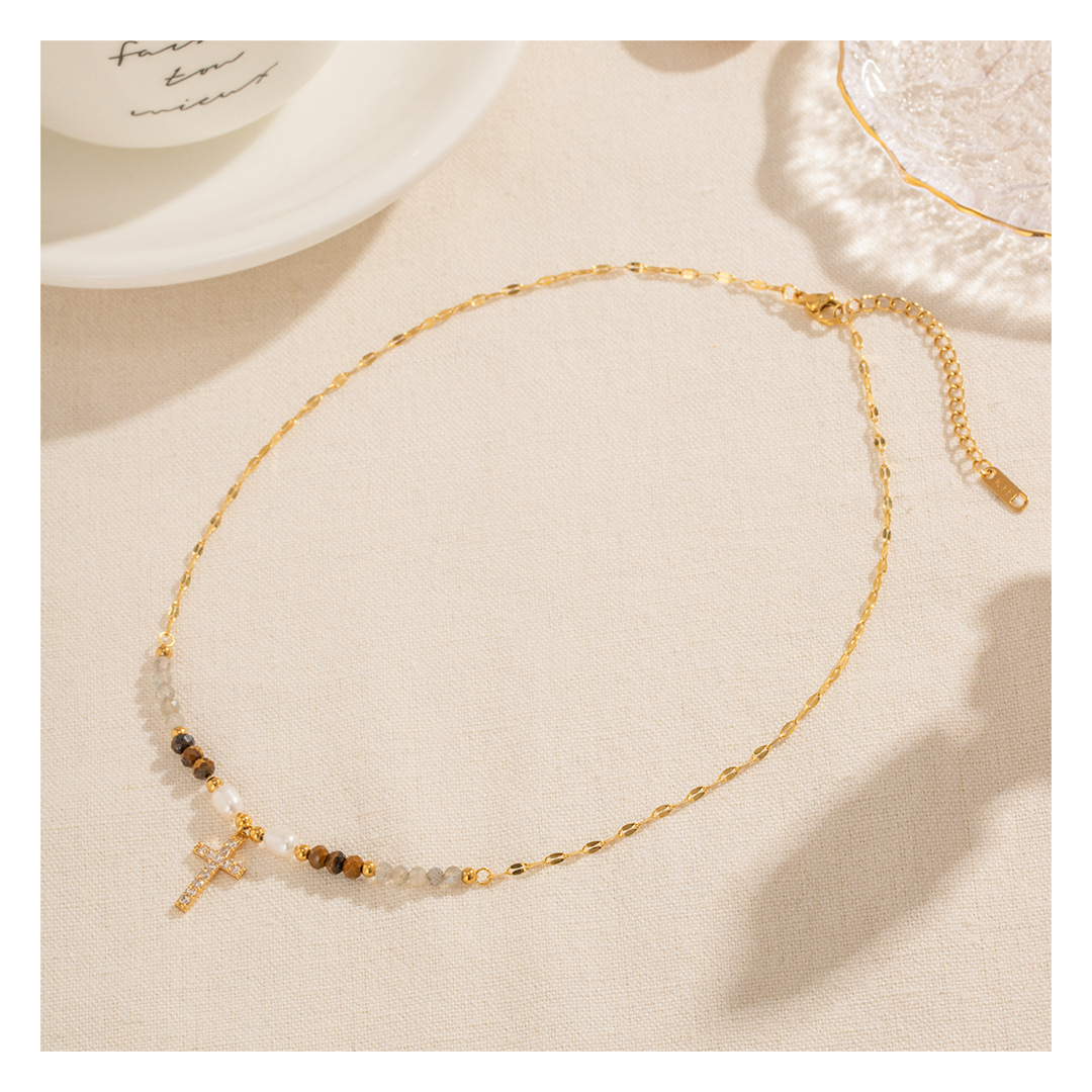 316L Hiphop Cross Necklace 詳細画像5｜Misy Jewelry