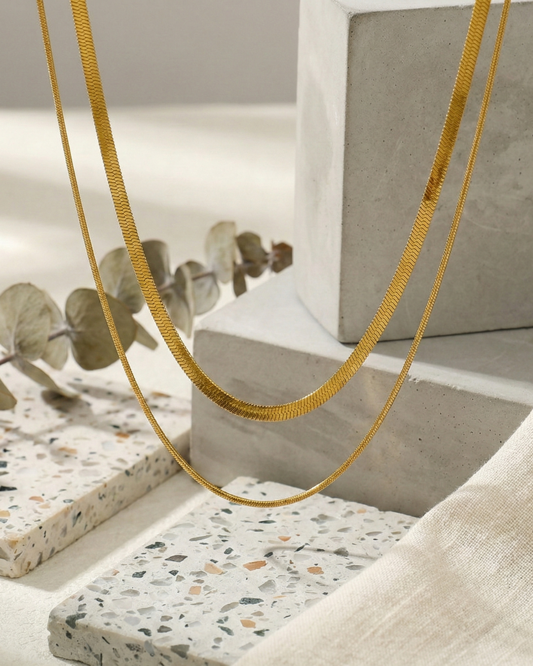 Double Snake Necklace — ディテール | ネックレス | サージカルステンレス316L | Misy Jewelry