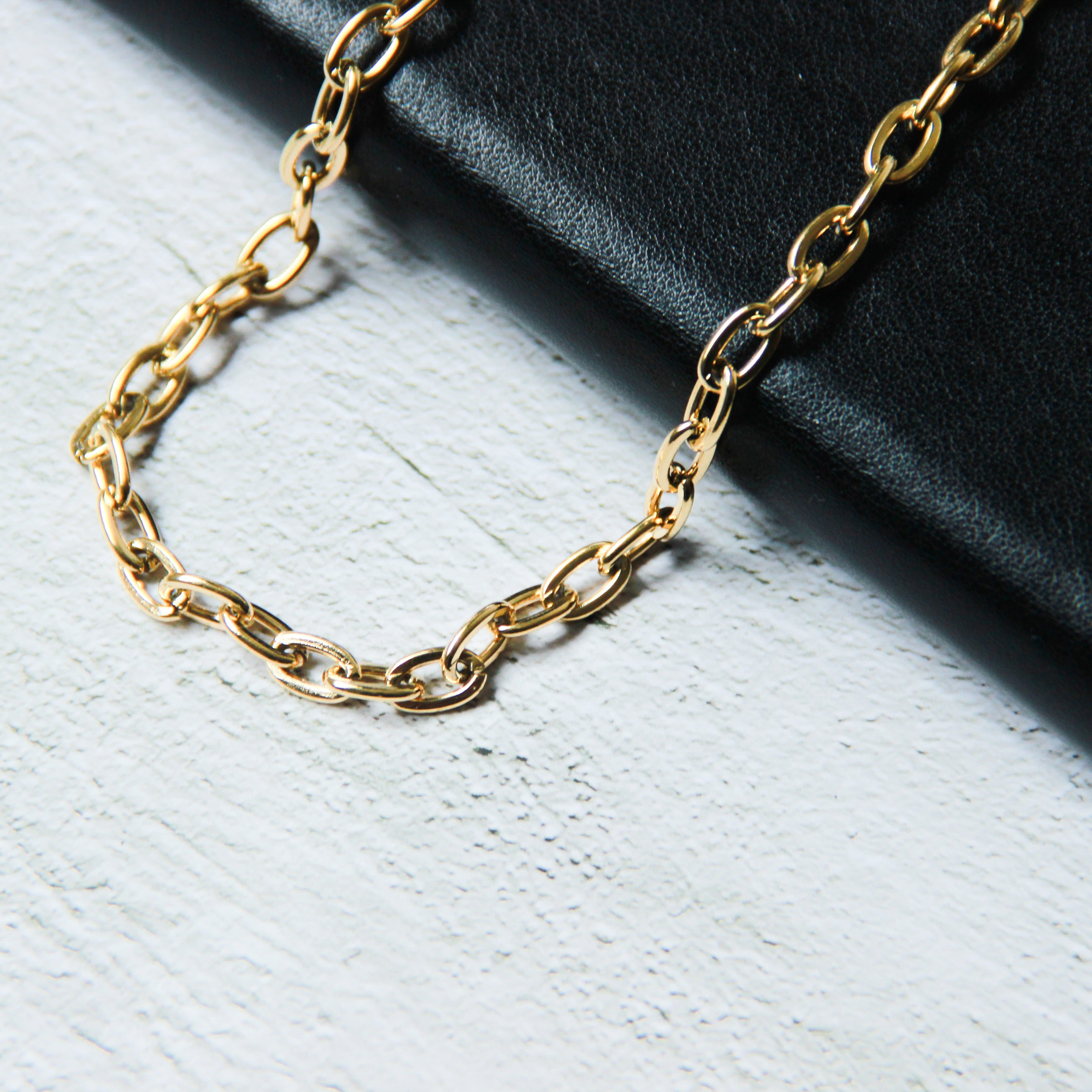 316L  chain necklace k18 - ネックレス｜Misy Jewelry