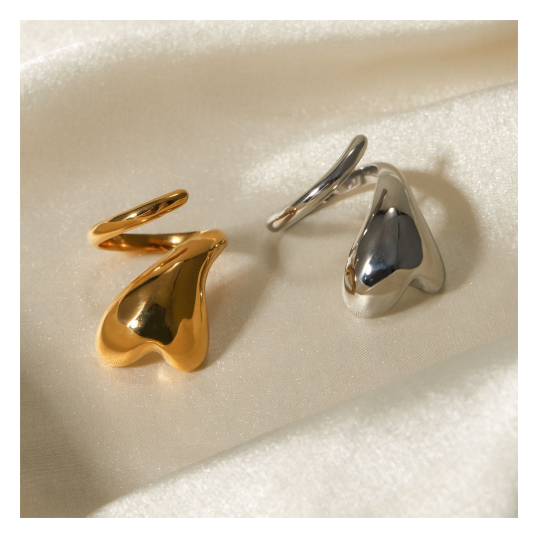 316L Cross Heart Ring — ディテール | リング | サージカルステンレス316L | Misy Jewelry