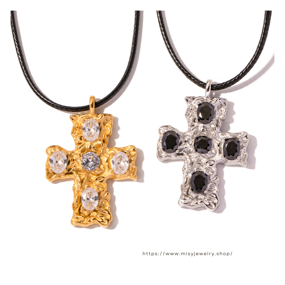 Rope Cross Necklace 詳細画像2｜Misy Jewelry