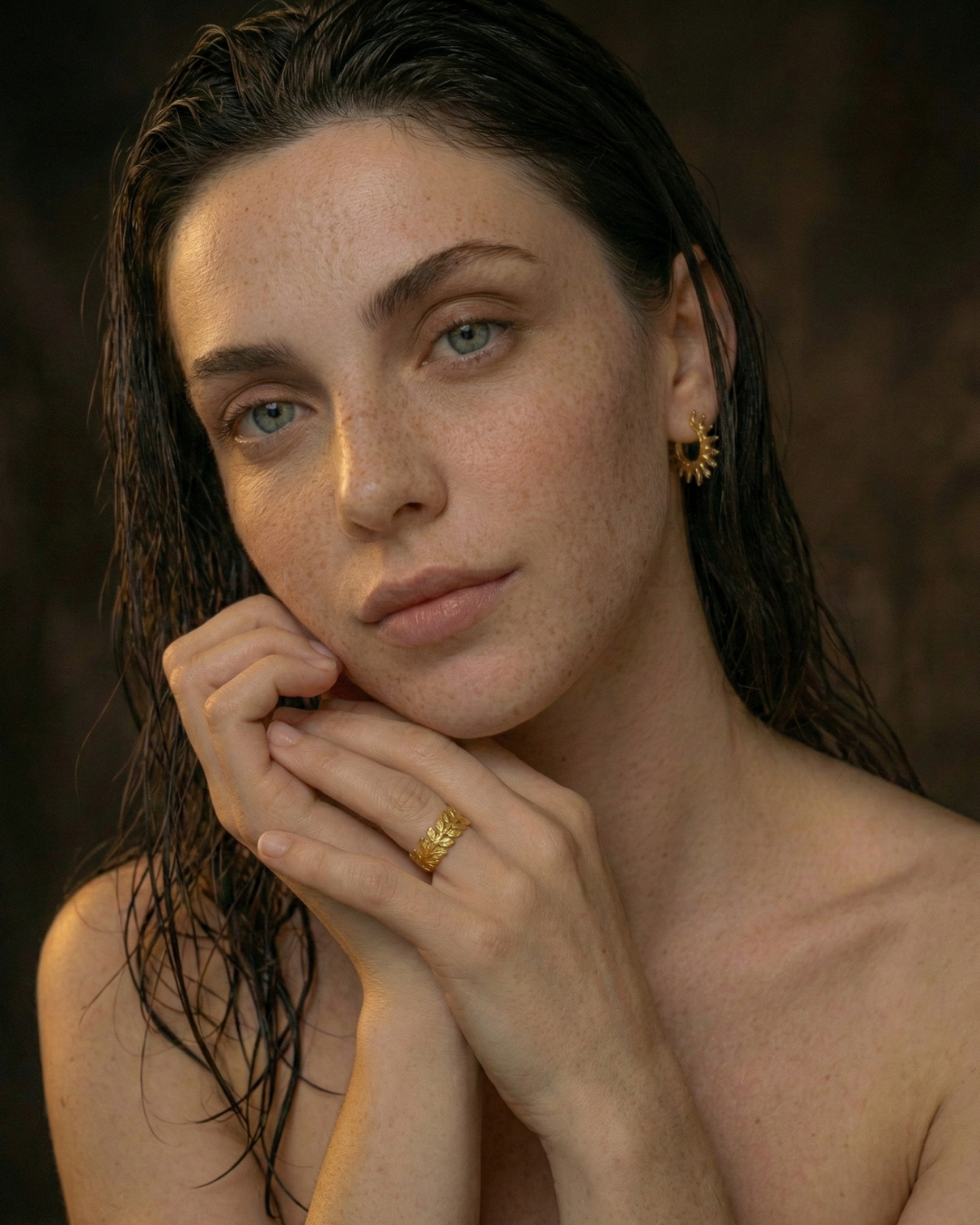 316L Leaf Line Ring 詳細画像10｜Misy Jewelry