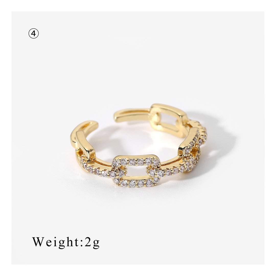 Zirconia Ring Free size 1-6 — ディテール | リング | サージカルステンレス316L | Misy Jewelry