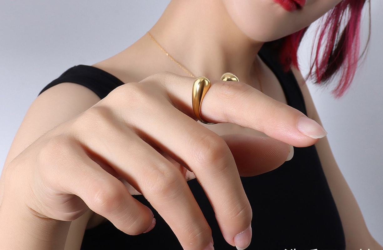 316L Leave Open Ring — ディテール | リング | サージカルステンレス316L | Misy Jewelry