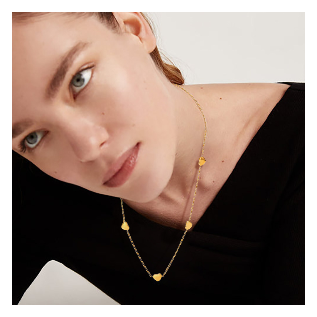 316L Heart Chain Necklace - ネックレス｜Misy Jewelry