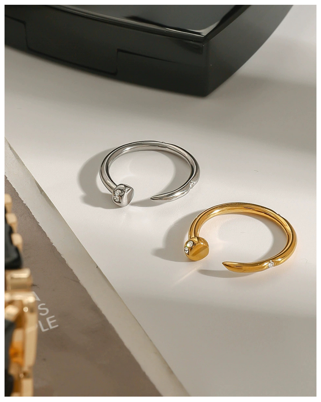 316L Minimal Edge Ring — ディテール | リング | サージカルステンレス316L | Misy Jewelry