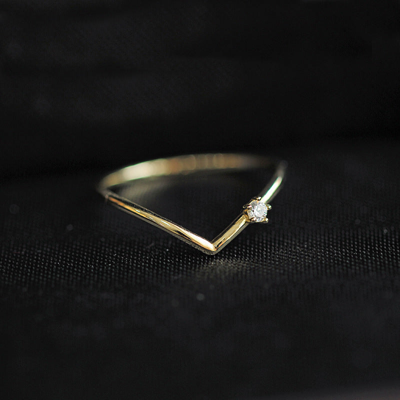 s925 V Ring — ディテール | リング | サージカルステンレス316L | Misy Jewelry