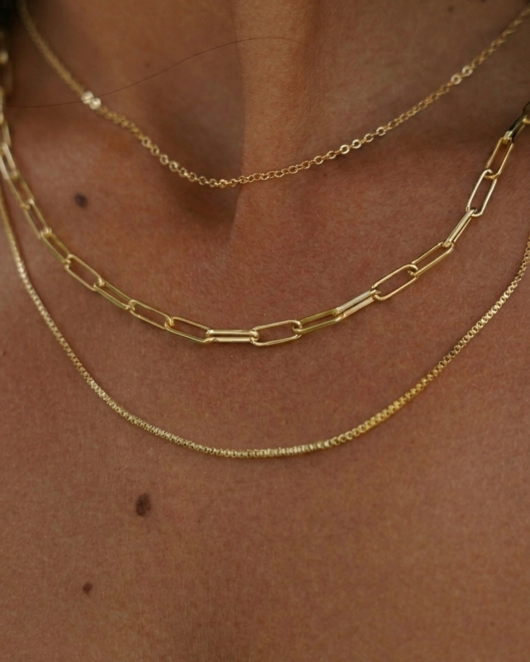 316L Layered Chain Necklace 詳細画像7｜Misy Jewelry