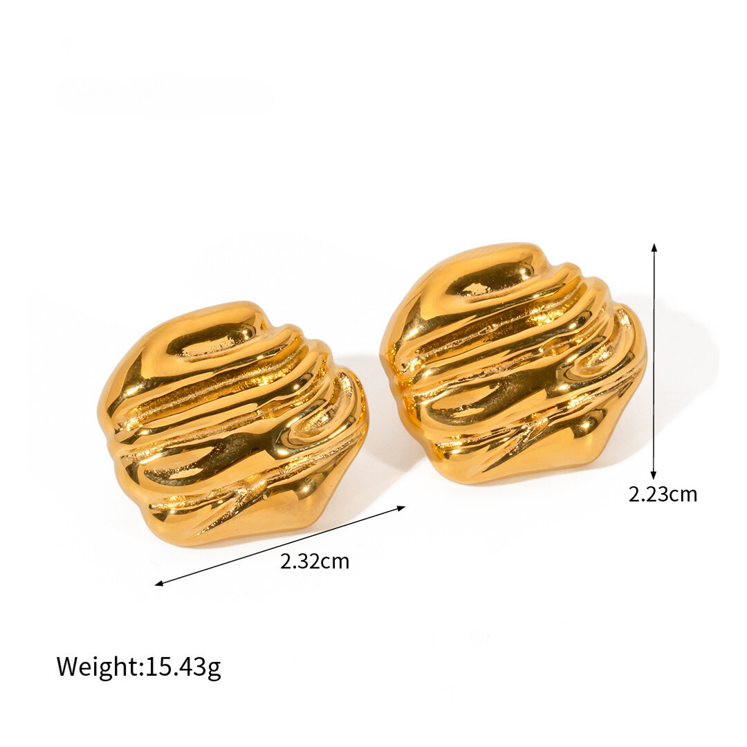 316L Rock Texture Pierce — 着用イメージ | リング | サージカルステンレス316L | Misy Jewelry
