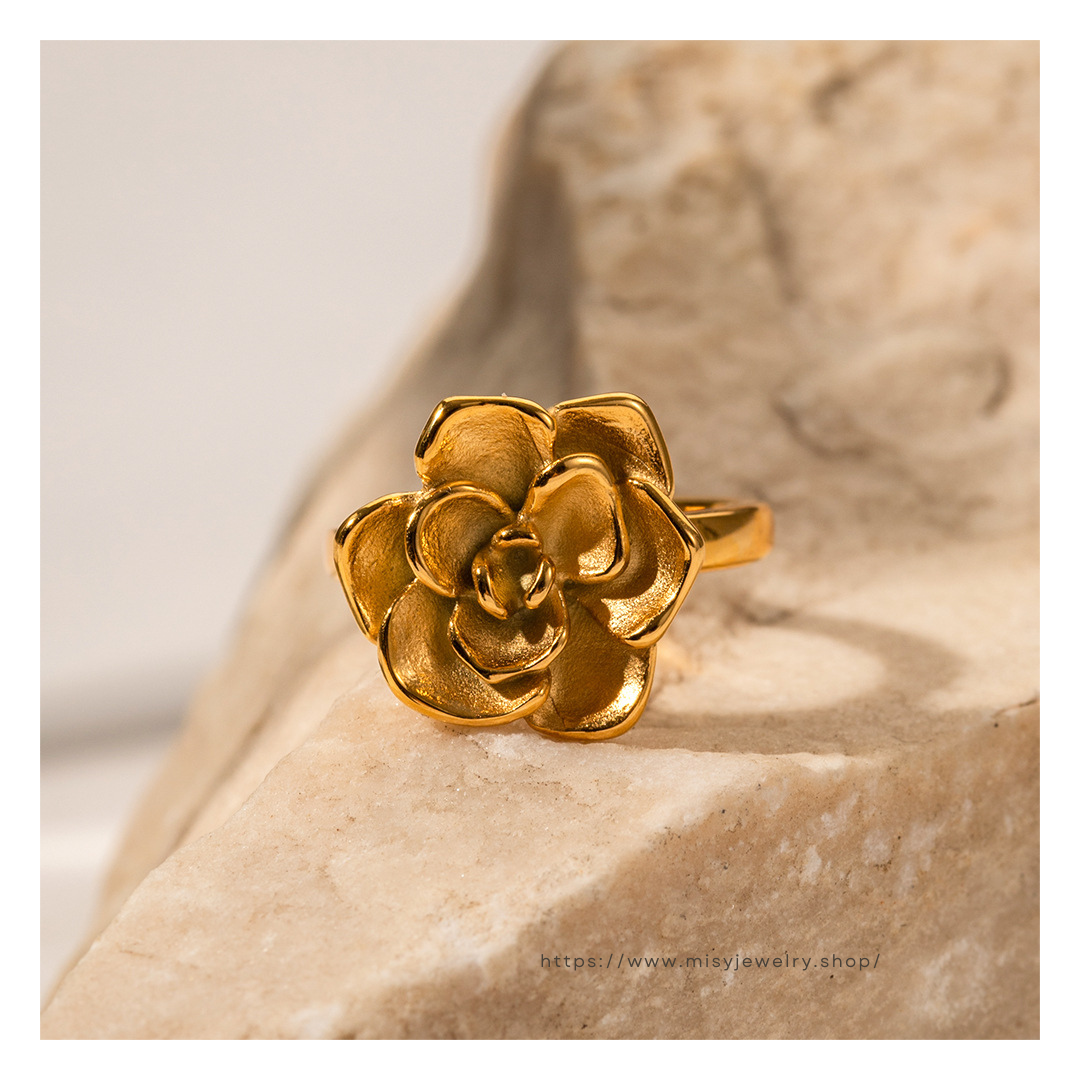 316L Rose Ring - リング｜Misy Jewelry