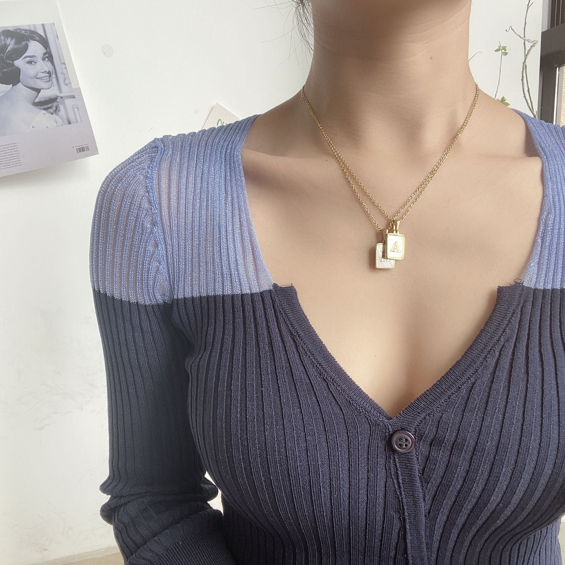 316L initial Necklace — ディテール | ネックレス | サージカルステンレス316L | Misy Jewelry