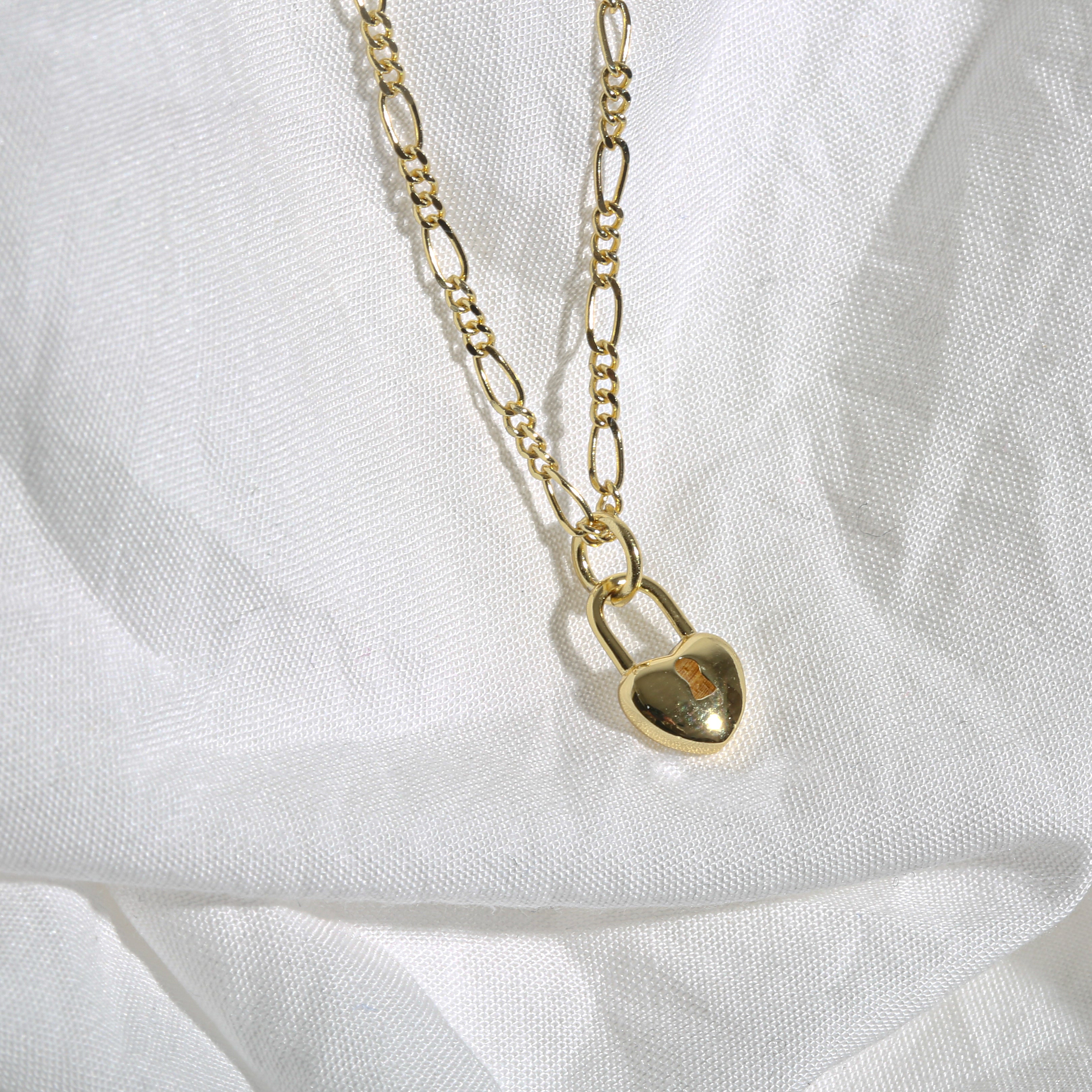 s925 Heat Padlock necklace - ネックレス｜Misy Jewelry