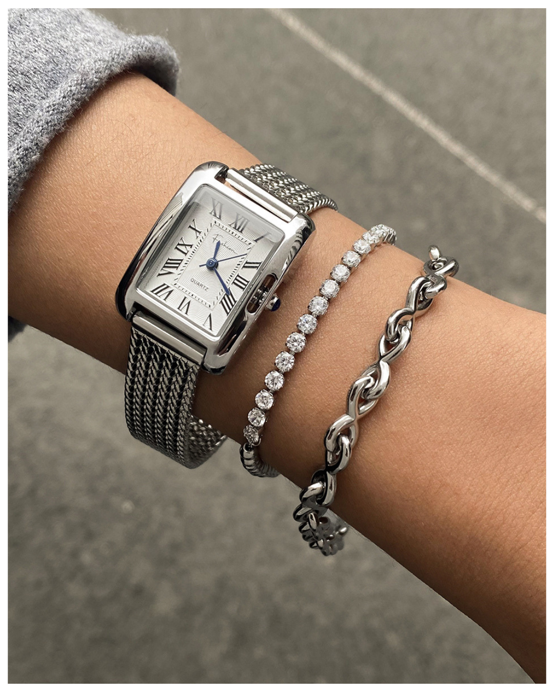 Mesh Watch【Silver】 詳細画像1｜Misy Jewelry