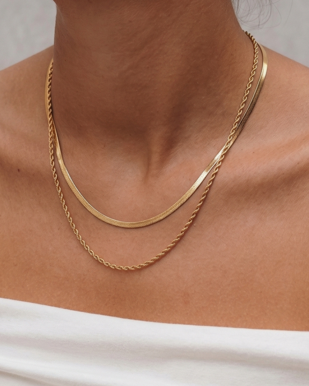 Double Rope Snake Necklace — ディテール | ネックレス | サージカルステンレス316L | Misy Jewelry