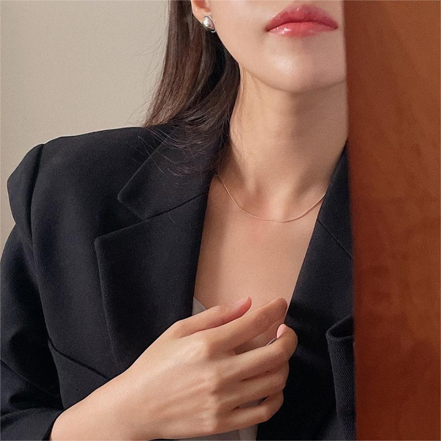 316L Snake choker necklace 1mm — ディテール | ネックレス | サージカルステンレス316L | Misy Jewelry