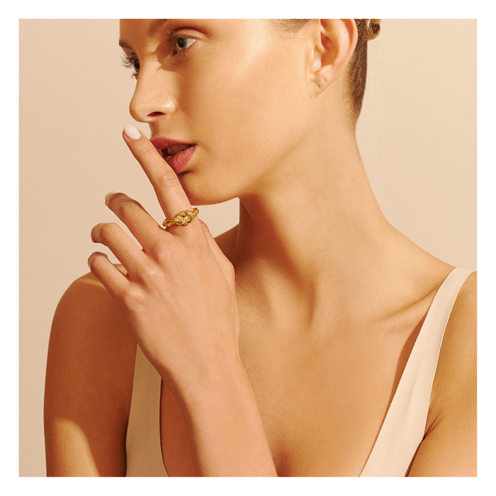 316L Designed Knot Ring