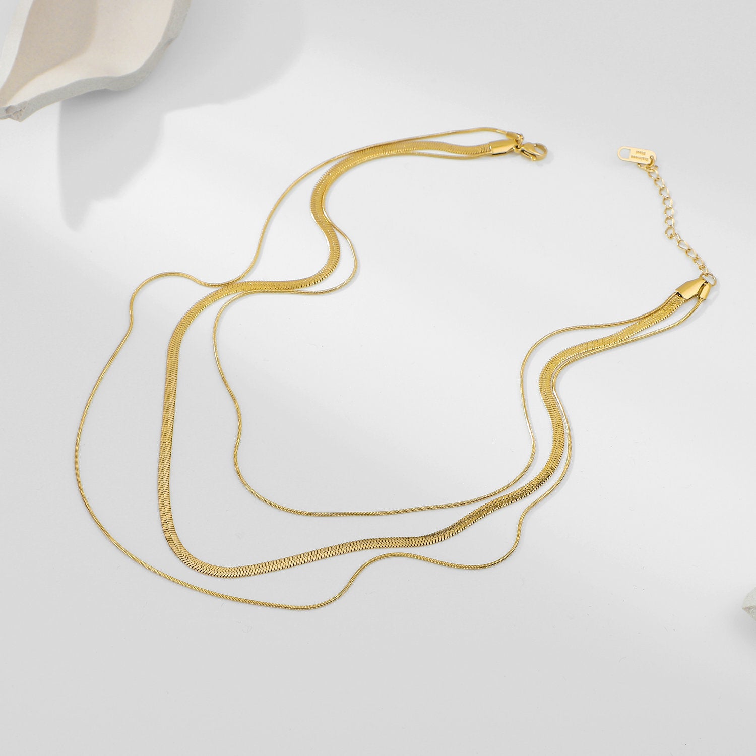 Triple Snake Necklace — ディテール | ネックレス | サージカルステンレス316L | Misy Jewelry