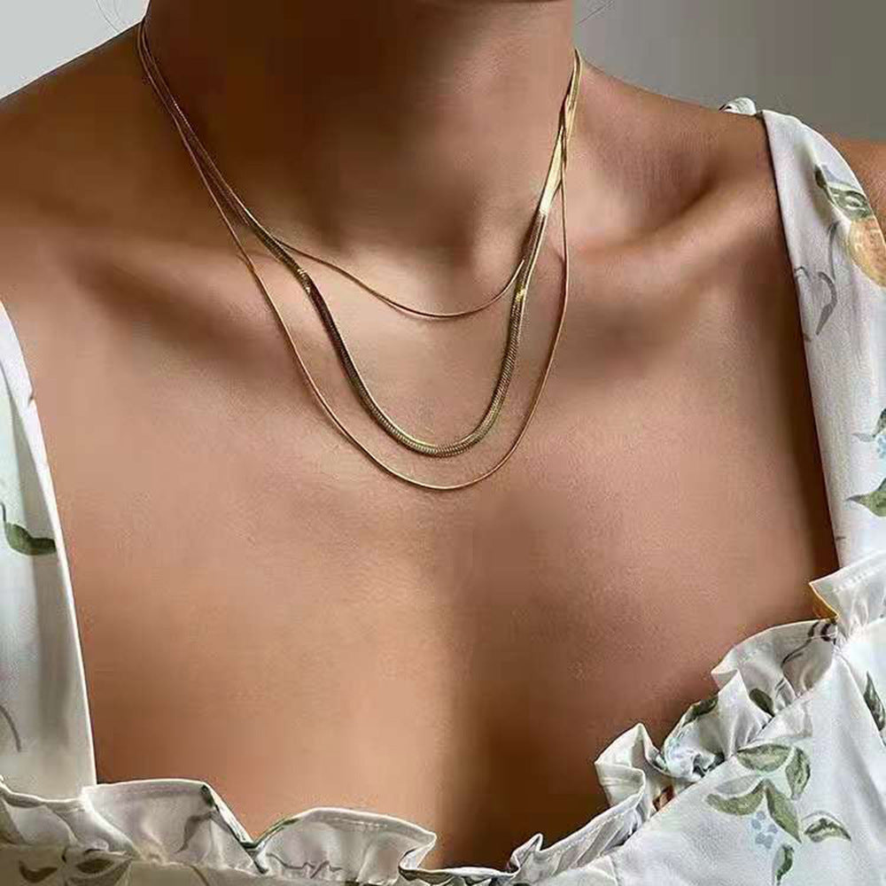 3連 Snake Necklace - ネックレス｜Misy Jewelry