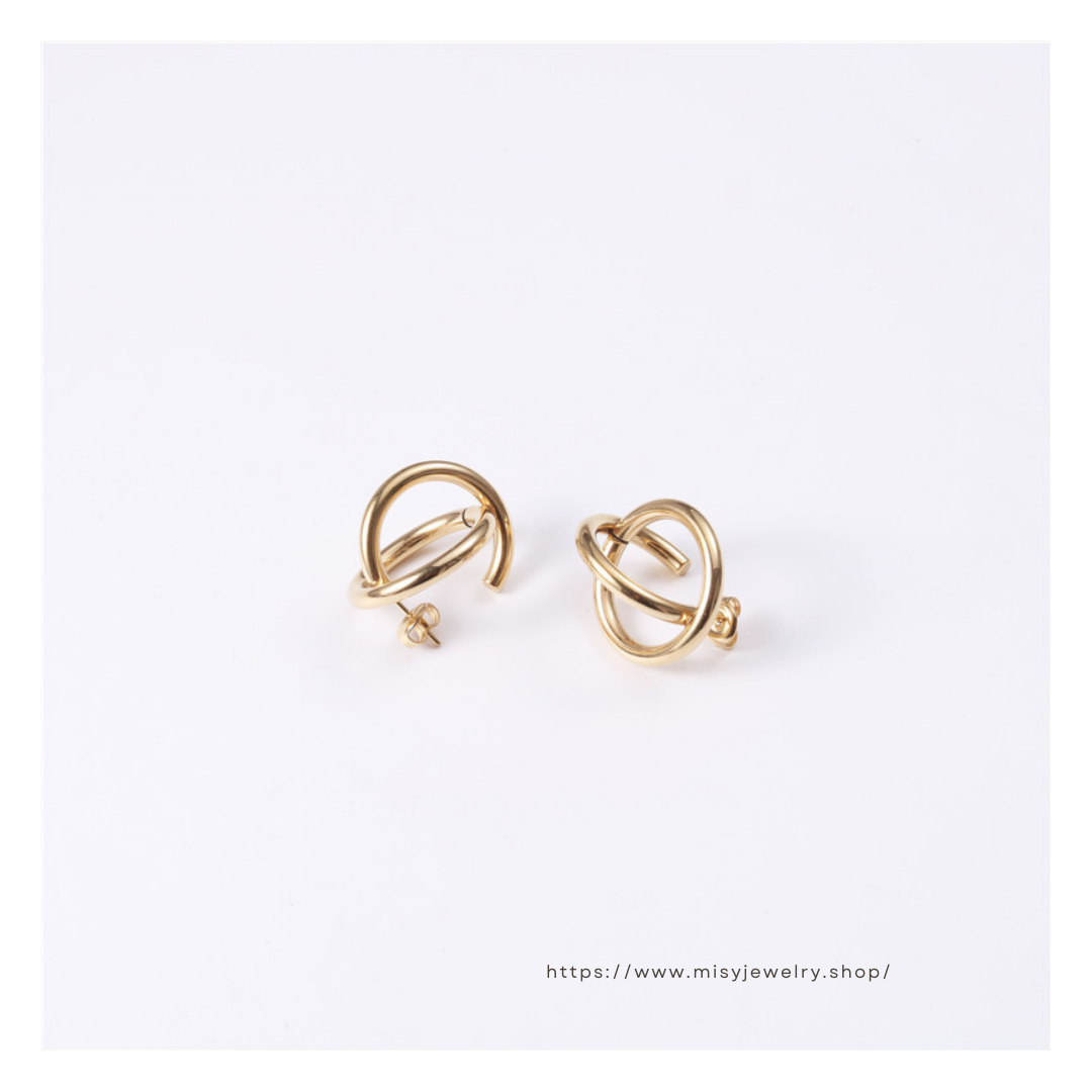 316L Double Circle Pierce — ディテール | リング | サージカルステンレス316L | Misy Jewelry
