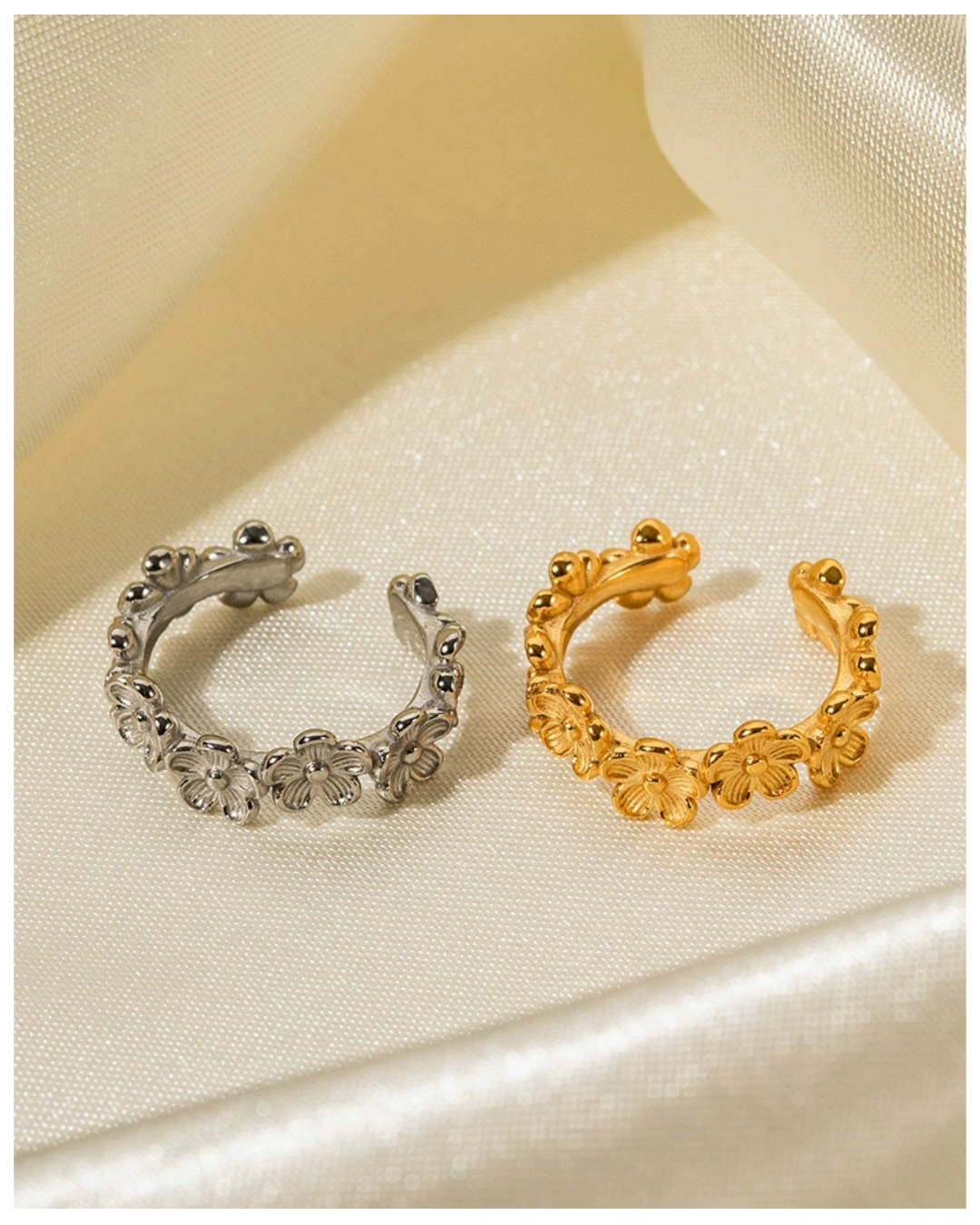 316L Floral Vine Ring 詳細画像5｜Misy Jewelry