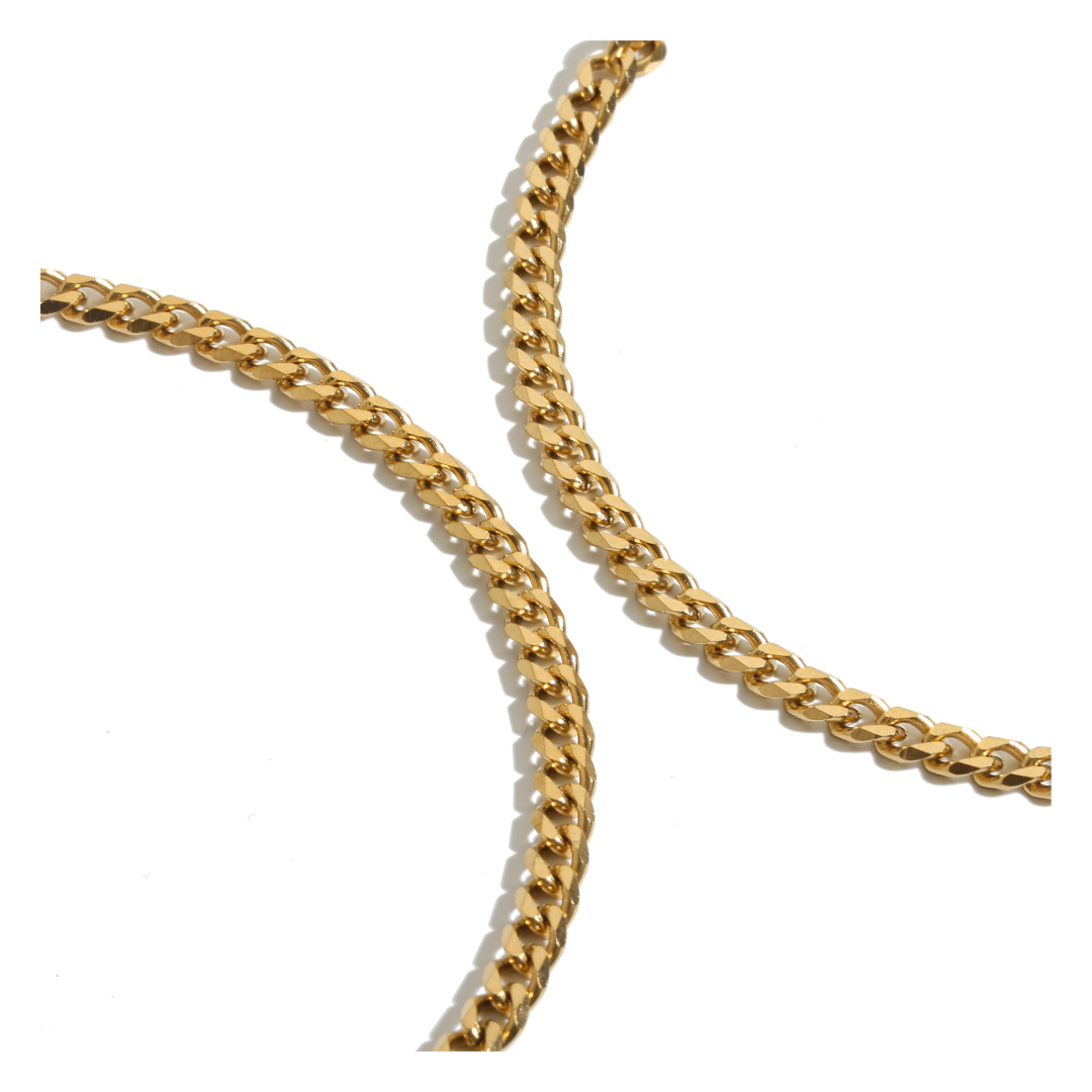 316L Flat Link Chain Necklace 詳細画像5｜Misy Jewelry