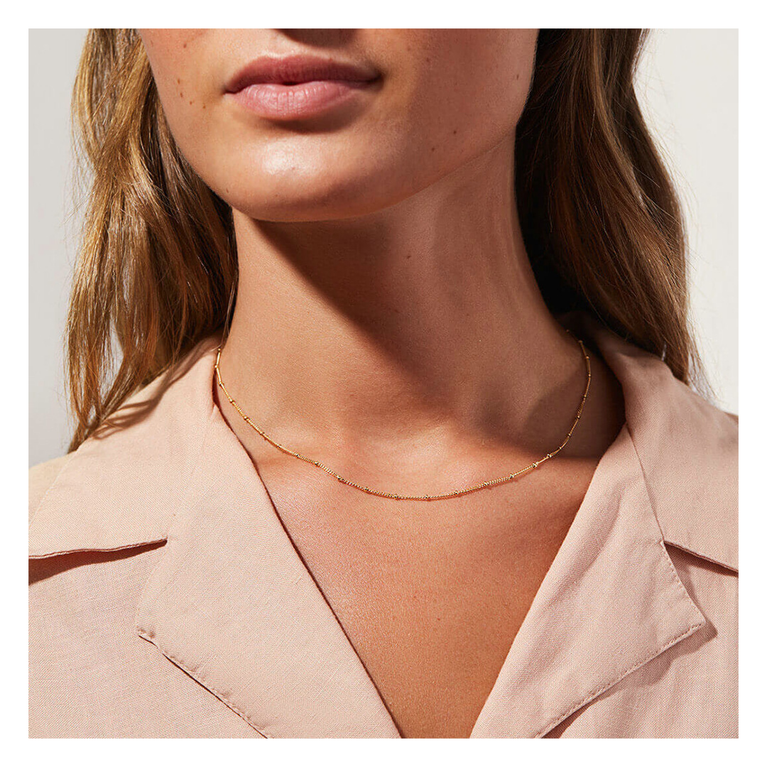 Dot Chain Necklace 詳細画像1｜Misy Jewelry