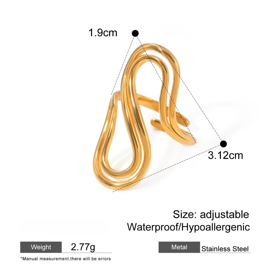 316L S-Flow Ring 詳細画像2｜Misy Jewelry