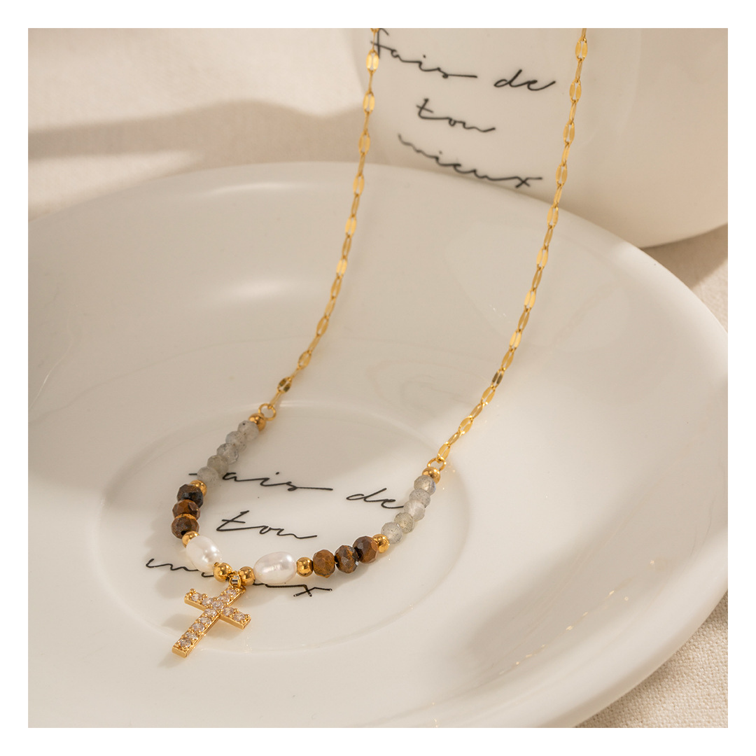 316L Hiphop Cross Necklace 詳細画像7｜Misy Jewelry